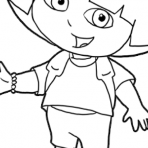 Dora Pencil Drawing