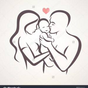 Pencil Drawings Of Happy Family