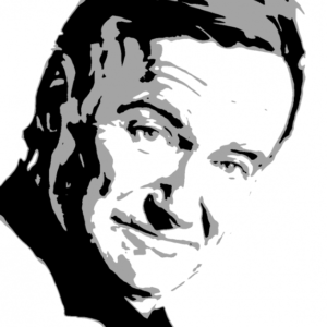 Robin Williams Stencil