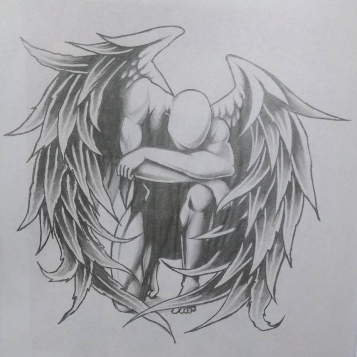 Fine Angel Pencil Sketch Tutorials Angel Pencil Drawings At Paintingvalley | Explore Collection Of Image