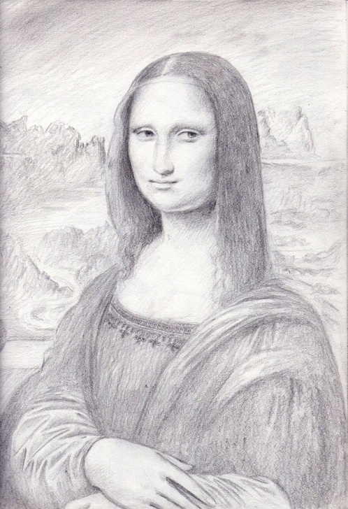 Fine Mona Lisa Pencil Drawing Techniques for Beginners Mona Lisa Sketch By Dashinvaine | Variations On A Theme. In 2019 Pics