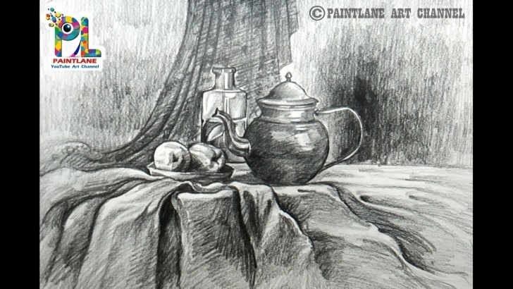 Fine Simple Pencil Shading Tutorials How To Draw Still Life Art With Simple Pencil Shading | Step By Step Pencil Drawing Pics