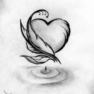 Simple Romantic Pencil Drawings