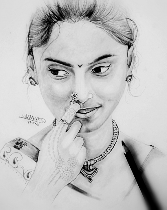 Good Beautiful Lady Sketch Tutorials Beautiful Woman Sketch At Paintingvalley | Explore Collection Of Pic