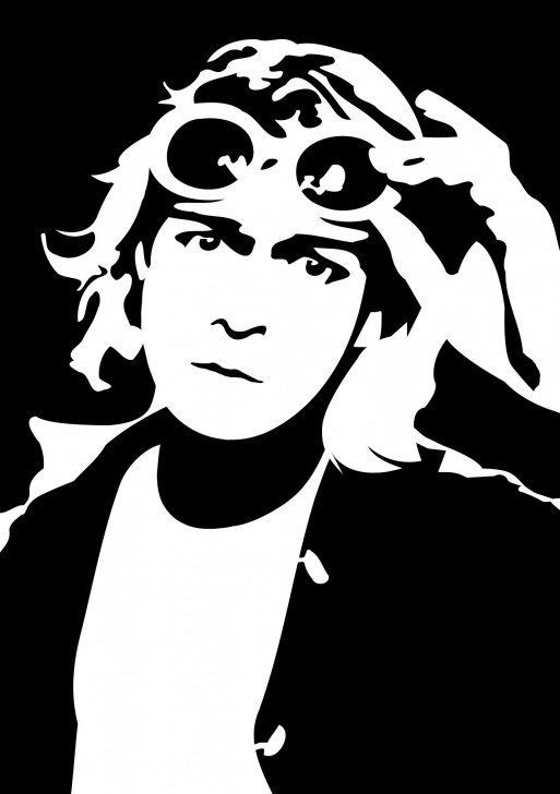Good Kurt Cobain Stencil Art Techniques Cobain~ | Xo-Echø | Stencil Art, Kurt Cobain Art, Silhouette Art Pics