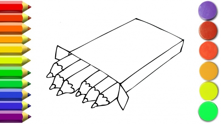 Good Pencil Box Drawing Techniques How To Draw Pencil Box For Kids | Coloring Pages Drawing With Colored Markers Image