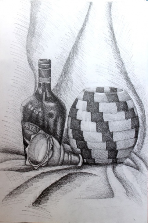 Good Pencil Shade Painting Ideas Still Life Painting With Pencil ✏️ Shade | Still Life Painting In Pictures