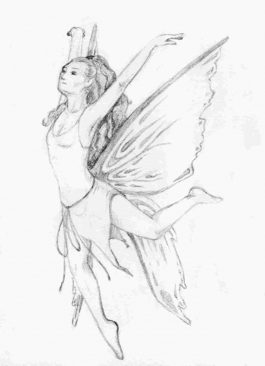 Good Simple Pencil Drawings Of Fairies Free Simple Sketches Of Fairies Pic