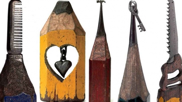 Gorgeous Art On Pencil Lessons Dalton Ghett | Sculptures On Pencil Picture