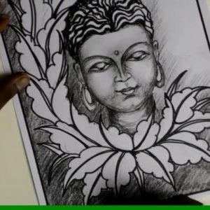Buddha Pencil Sketch