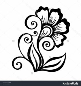 Gorgeous Flower Design Pencil Drawing Tutorials Image Pencil Art Flower And Pencil Drawings Of Flowers Art Pencil Photo