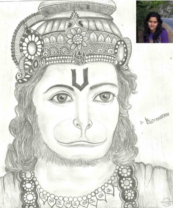 Gorgeous Hanuman Pencil Sketch Courses Pencil Sketch Of Lord Hanuman | Desipainters Pictures