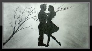 Gorgeous Pencil Art Love Free Pencil Drawing Romantic Scenery The Love Draw Step By Step Pictures
