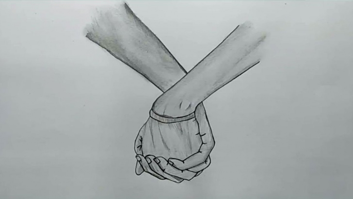 Gorgeous Pencil Art Step By Step Courses How To Draw Lovely Holding Hands With Pencil Sketch Step By Step Images