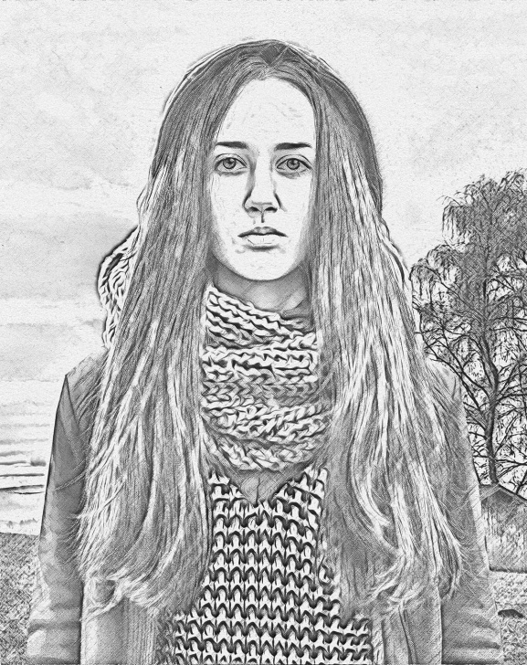 Gorgeous Realistic Pencil Art Step by Step Realistic Pencil Sketch Photoshop Action Vol.2 Picture