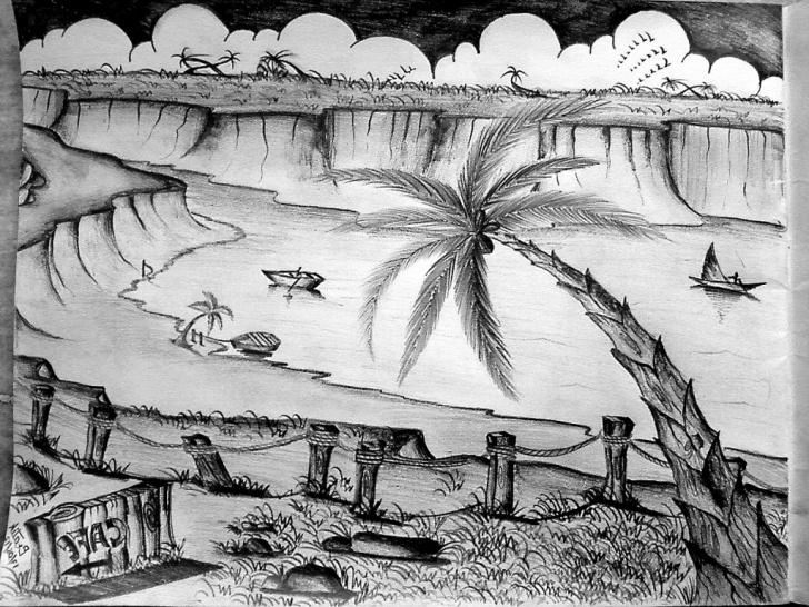 Gorgeous Simple Pencil Drawing Of Nature for Beginners Shading Drawing Of Nature Simple Pencil Drawing Nature - Album On Imgur Image