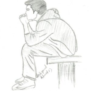 Sketching Alone Boys