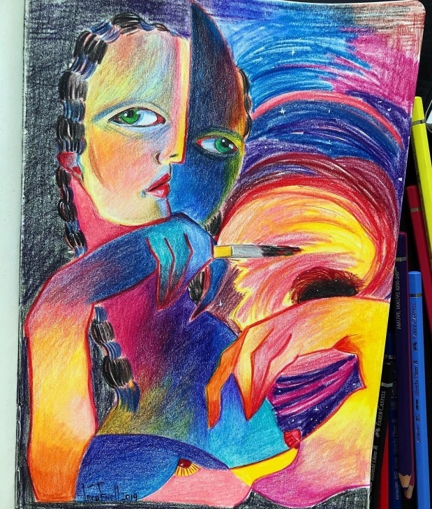 Gorgeous Watercolor Pencils On Canvas Simple Anna Tsvell On Instagram: “Supermassive Black Hole ? Watercolor Photos