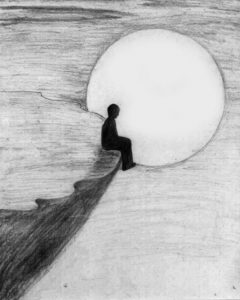 Incredible Alone Pencil Sketch for Beginners Alone Sketch At Paintingvalley | Explore Collection Of Alone Sketch Photo