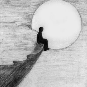 Alone Pencil Sketch