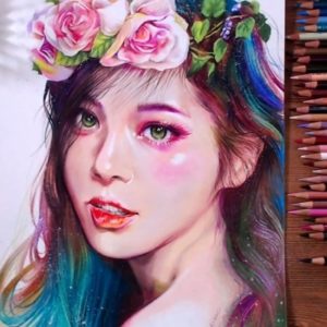 Beautiful Colour Pencil Drawings