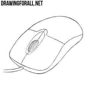 Draw A Computer Mouse Easy