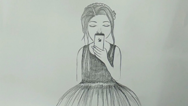 Incredible Drawing Pencil Easy Step by Step Cool Easy Drawings - Pencil Drawing A Girl For Beginners #funny Photo