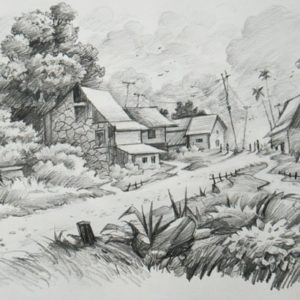 Landscape Pencil Art