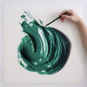 Oil Pencil Drawing