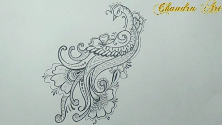 Incredible Pencil Art Peacock Simple Cool Easy Pencil Drawing - How To Draw A Beautiful Design Peacock Photos