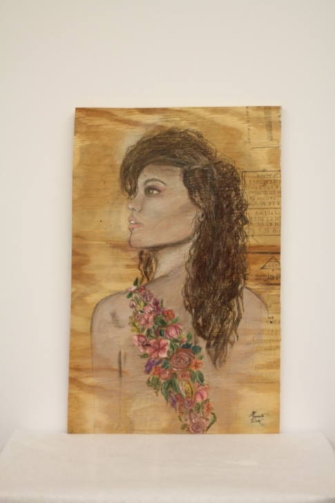 Incredible Pencil Drawing On Wood Simple Eve", Colored Pencil Drawing On Wood By Hannah White. | Hannah White Pic
