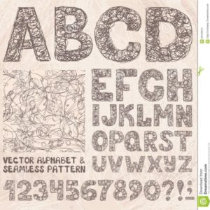 Pencil Sketches Of Alphabets