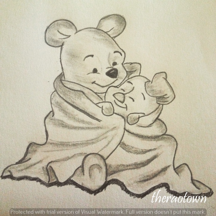 Incredible Winnie The Pooh Pencil Drawings Courses Winnie Pooh Sketch At Paintingvalley | Explore Collection Of Picture