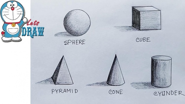 Inspiration 3D Shading Drawing Ideas How To Shade Basic Forms ( 3D Shapes ) Step By Step Images