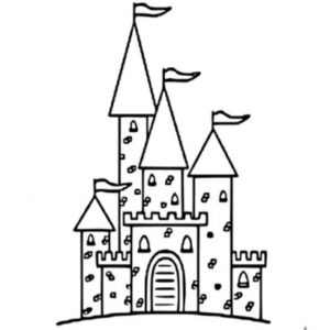 Castle Pencil Drawing