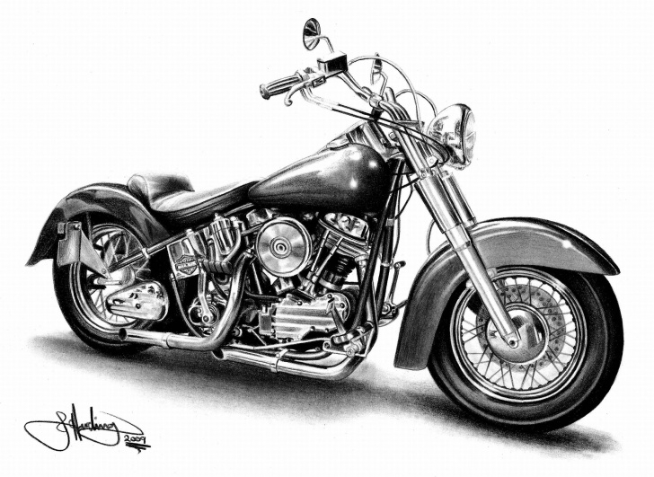 Inspiration Harley Davidson Pencil Drawings Tutorials Harley Davidson Drawings At Paintingvalley | Explore Collection Pictures
