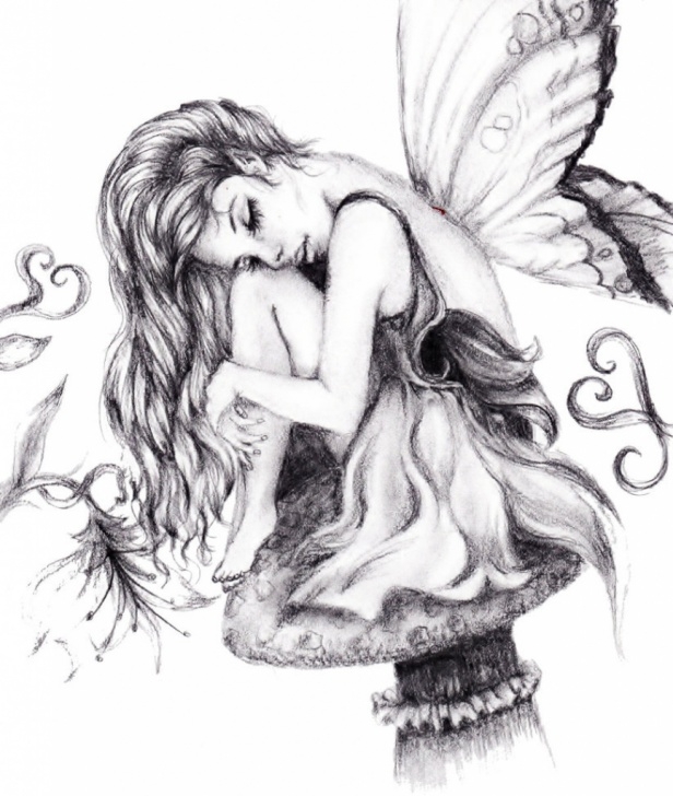 Inspiration Pencil Drawing Fairies Ideas Fairies Paintings Search Result At Paintingvalley Images