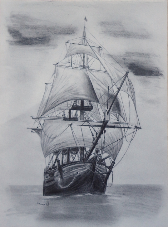 Inspiration Pencil Drawing Ship Tutorials Old Ship Sketch At Paintingvalley | Explore Collection Of Old Picture