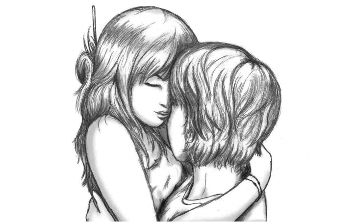 Inspiration Pencil Sketch Of Kissing Couple Free Love Kiss Pencil Sketches Image