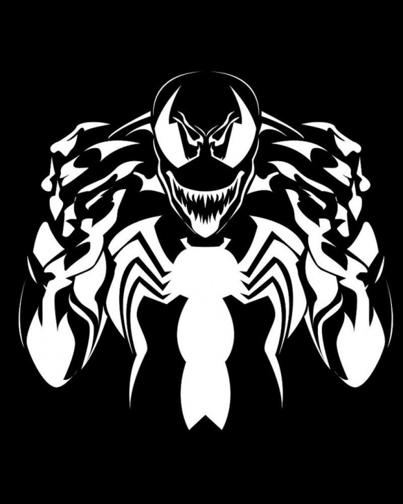 Inspiration Venom Stencil Art Simple Stencil Venom - Buscar Con Google | Vinyls Or Wood Burned Ideas Pictures