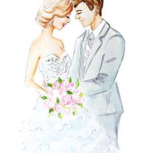 Wedding Couple Sketch