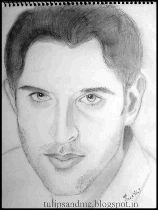 Inspiring Hrithik Roshan Pencil Sketch Easy Hrithik Roshan Pencil Sketch | Drawing Work Photos