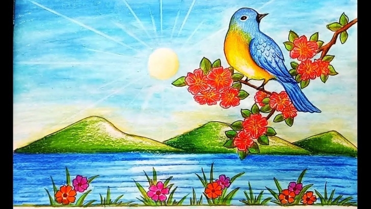 Inspiring Pencil Drawing Of Spring Season Techniques for Beginners How To Draw Spring Season Scenery.step By Step(Easy Draw) - Youtube Pic