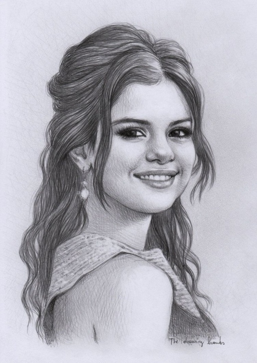 Inspiring Selena Gomez Pencil Sketch Techniques Selena Gomez Drawing | Art | Pencil Portrait, Pencil Drawings, Drawings Pictures