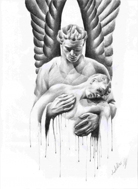 Interesting Angel Pencil Drawing for Beginners Angel Pencil Drawings At Paintingvalley | Explore Collection Of Picture
