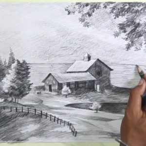 Beautiful Pencil Drawings Of Scenery