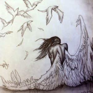 Beautiful Pencil Sketches Of Angels