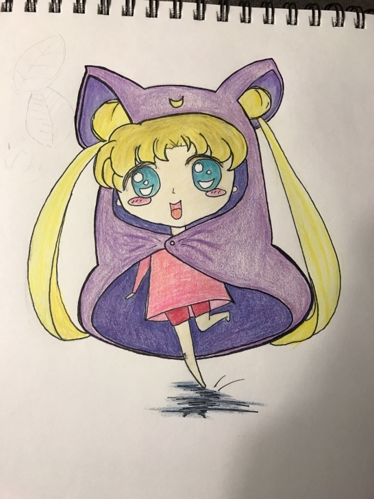 Interesting Cute Colored Pencil Drawings Lessons Japanese Cartoon Anime Color Pencil Drawing Cute | Doodles/drawings Pics