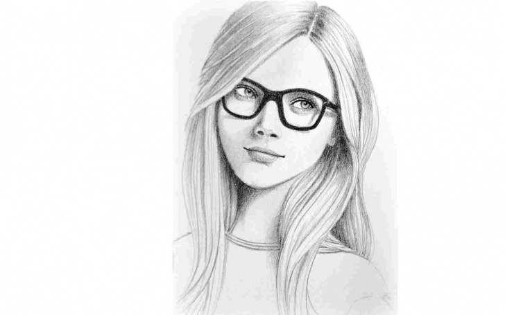Interesting Drawing Pencil Girl Courses Draw-Stylish-Girl-Drawing-Anime-Black-U-White-Youtuberhyoutubecom-S Photo