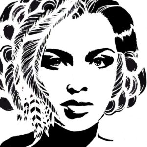 Interesting Face Stencil Art Courses New Face Stencils!!!! | Andrea Matus Demeng | Face Stencils, Stencil Picture